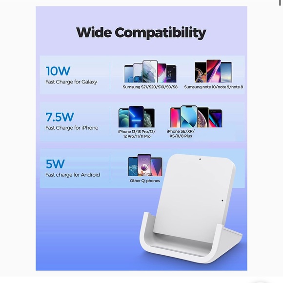 🩵final markdown 🩵Wireless Charging Stand Qi-Certified - Picture 10 of 14